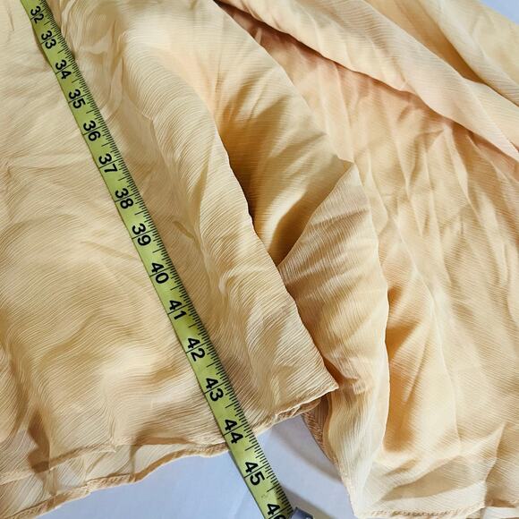 Maggy London Halter Neck Dress Size 16 NWT Yellow - Picture 6 of 7